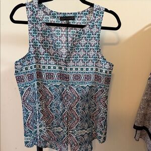 Sanctuary Patterned Sleeveless Top